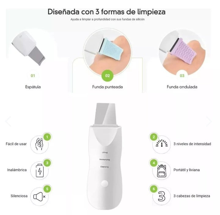 FacialUltra™ - Espátula facial ultrasónica
